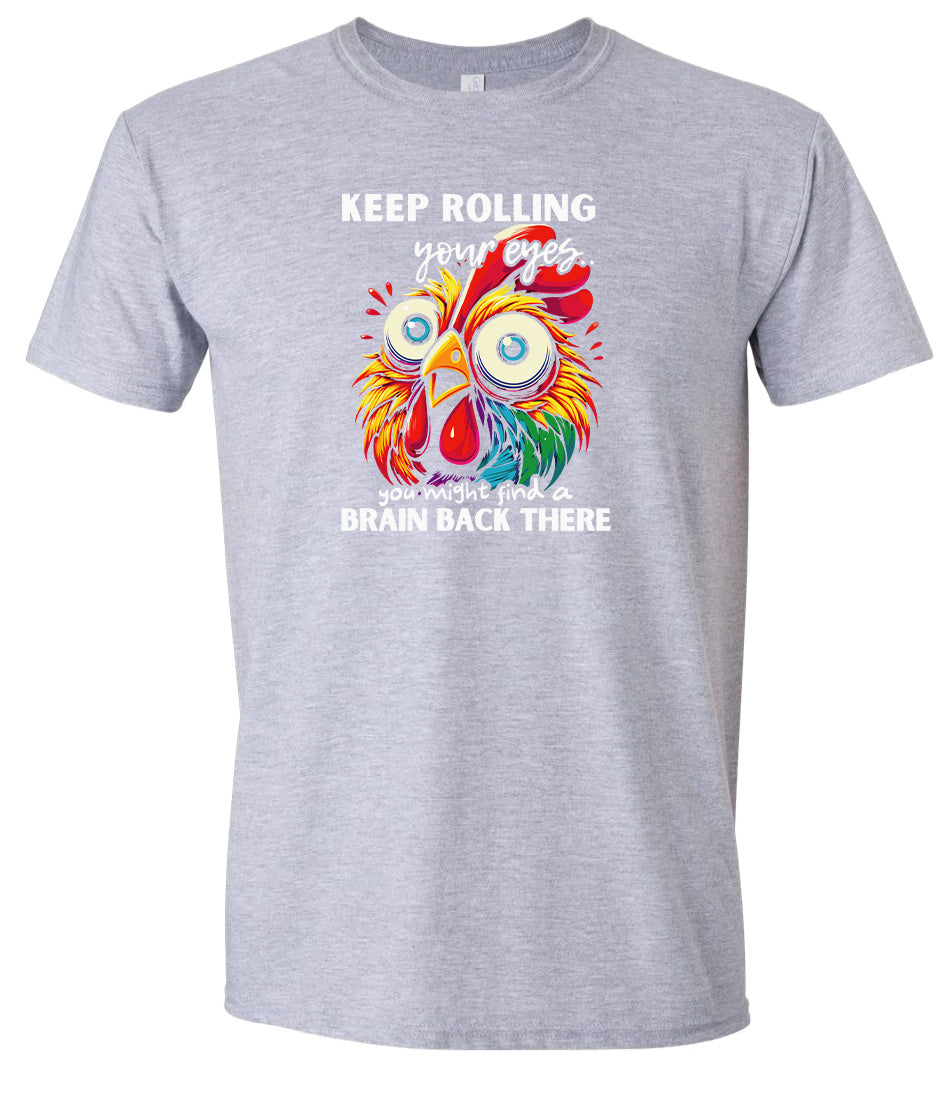 Chicken Brain Adult Gildan Soft Shirt