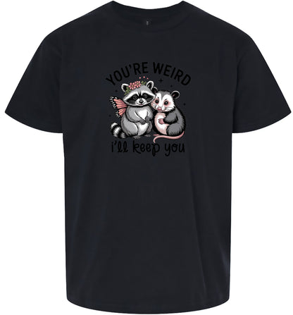 You're Weird Children's Gildan Soft Shirt