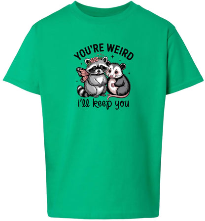 You're Weird Children's Gildan Soft Shirt