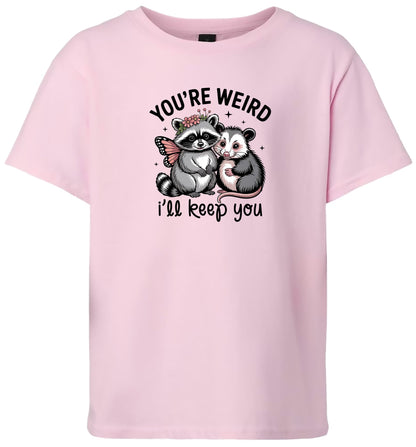 You're Weird Children's Gildan Soft Shirt