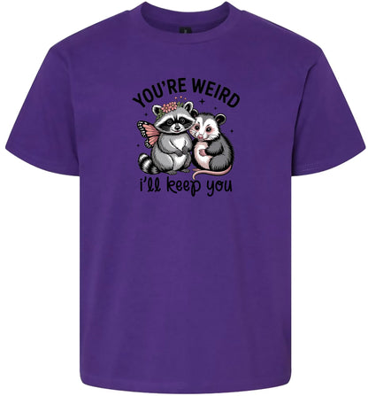 You're Weird Children's Gildan Soft Shirt