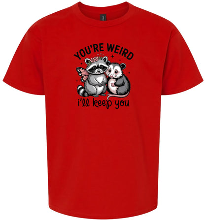 You're Weird Children's Gildan Soft Shirt