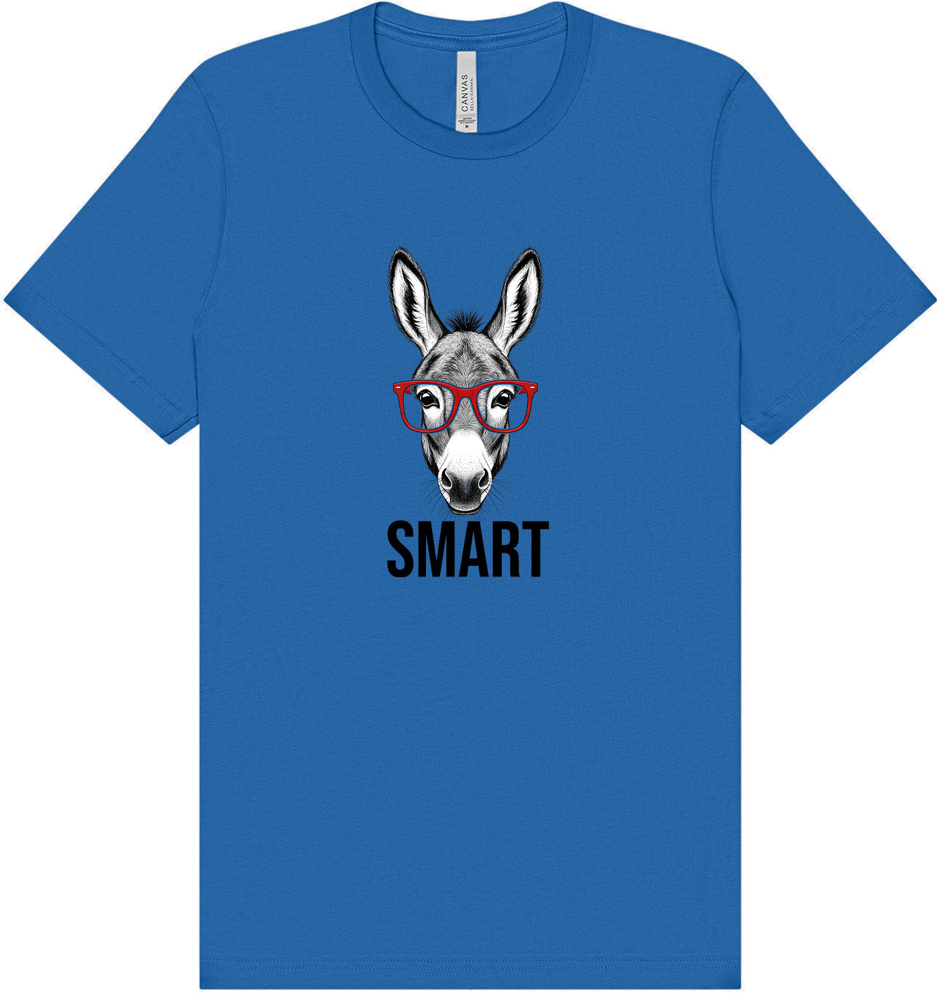 Smart Donkey Adult Bella Canvas Shirt