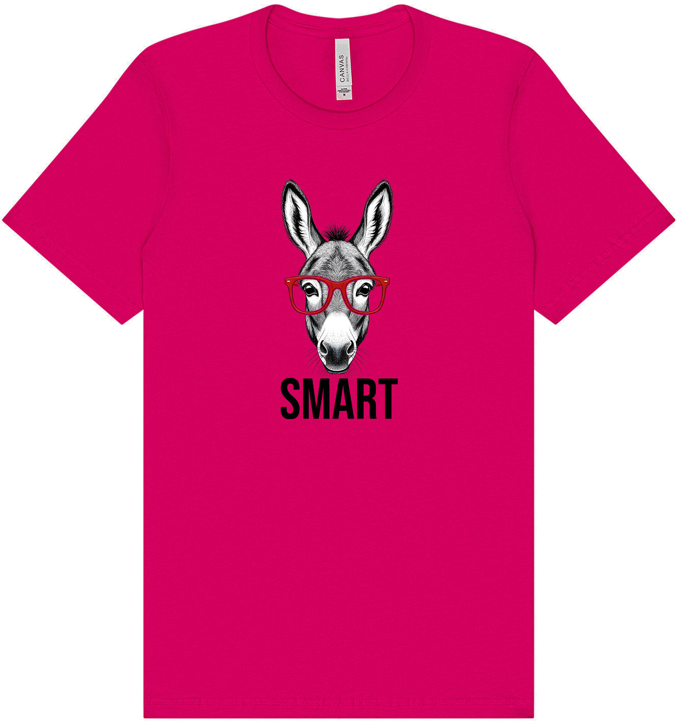 Smart Donkey Adult Bella Canvas Shirt