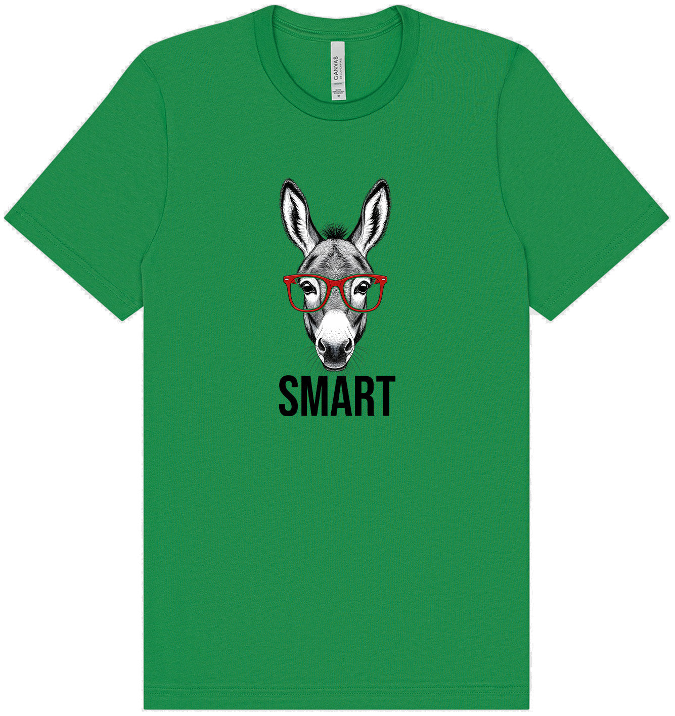 Smart Donkey Adult Bella Canvas Shirt