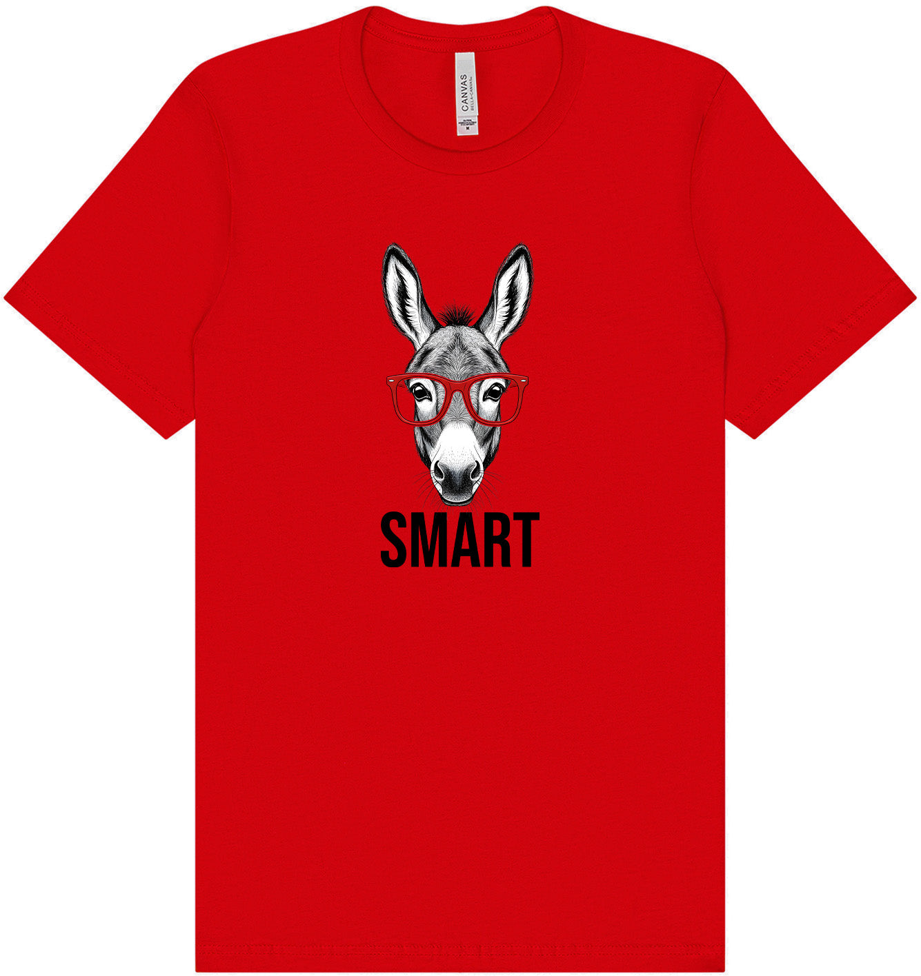 Smart Donkey Adult Bella Canvas Shirt