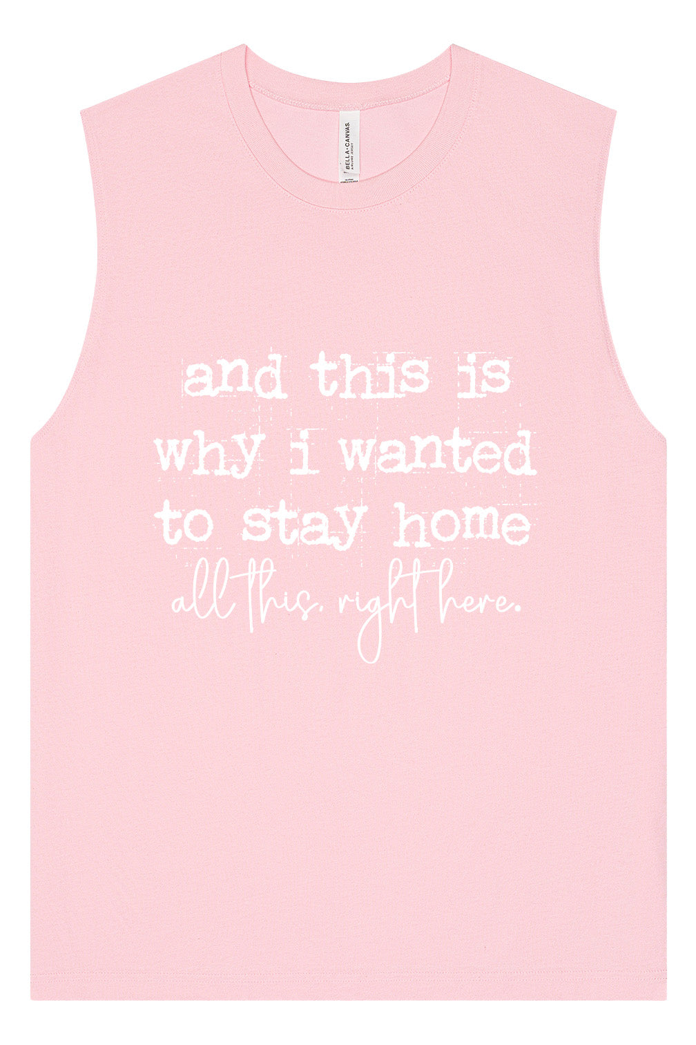 This is Why I Wanted to Stay Home Muscle Tank