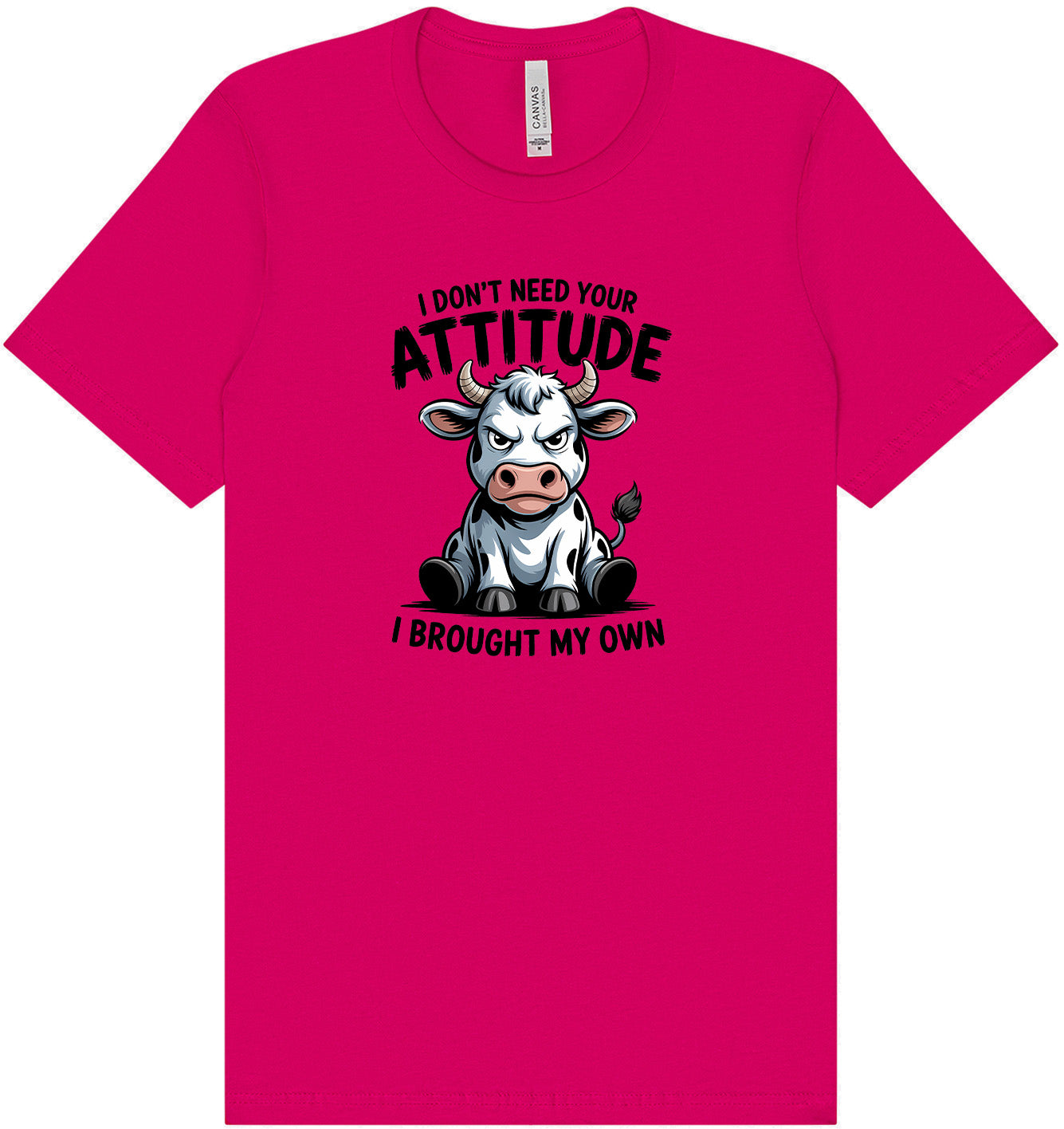 Don't Need Your Attitude Adult Bella Canvas Shirt
