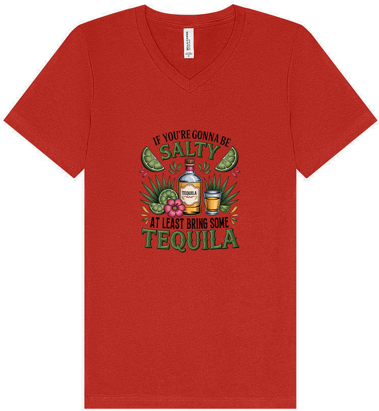 Bring Tequila Unisex V-Neck Shirt