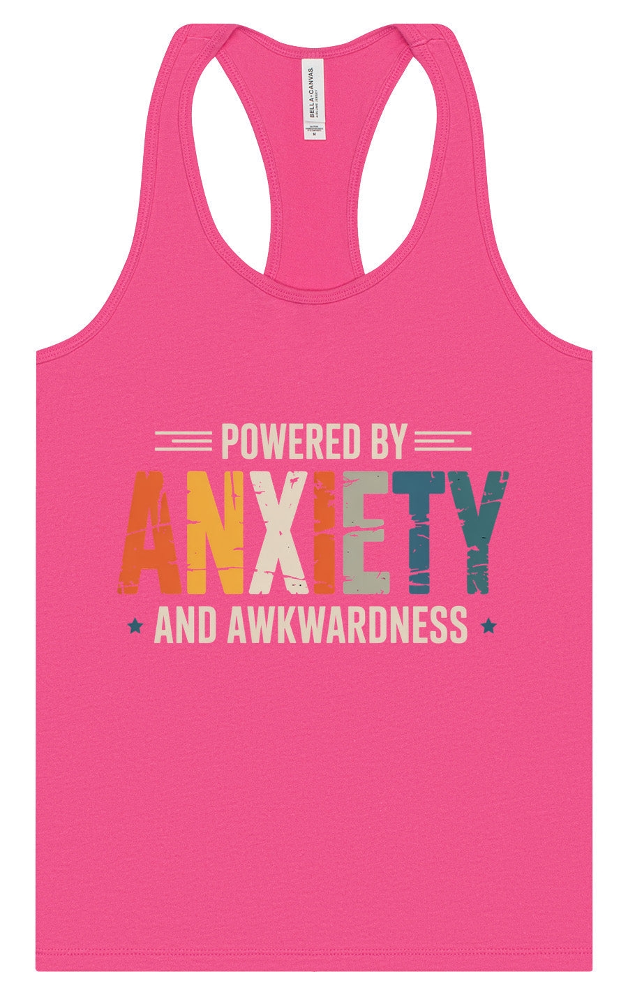 Powered by Anxiety Women's Racerback Tank