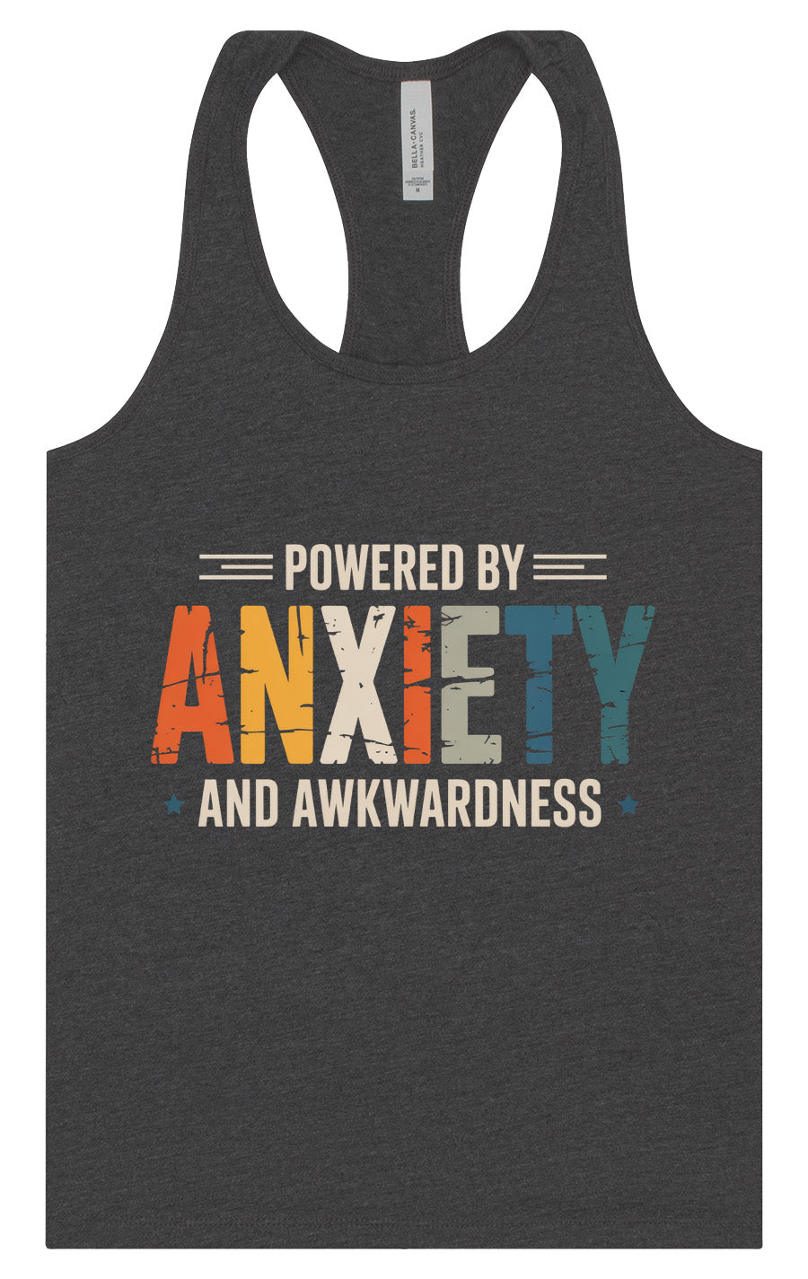 Powered by Anxiety Women's Racerback Tank