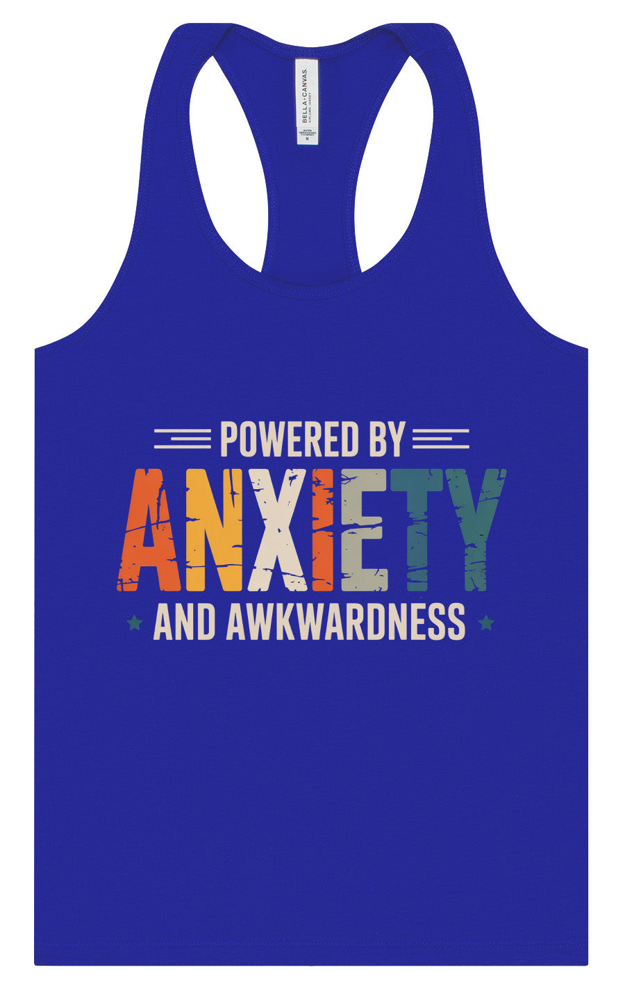 Powered by Anxiety Women's Racerback Tank