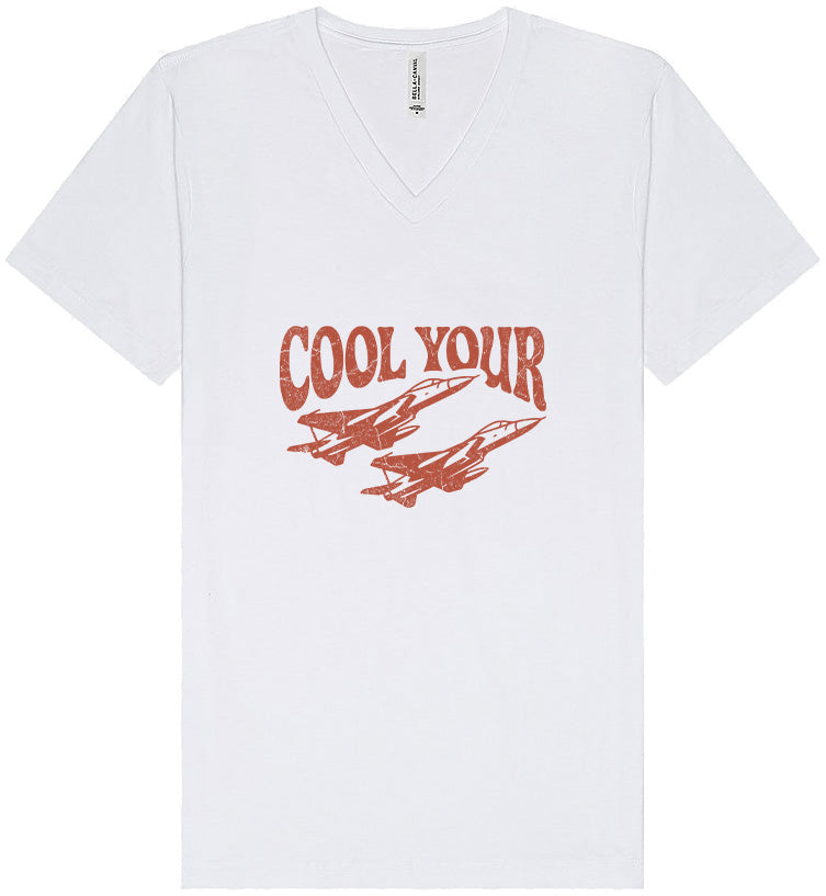 Cool Your Jets Unisex V-Neck Shirt