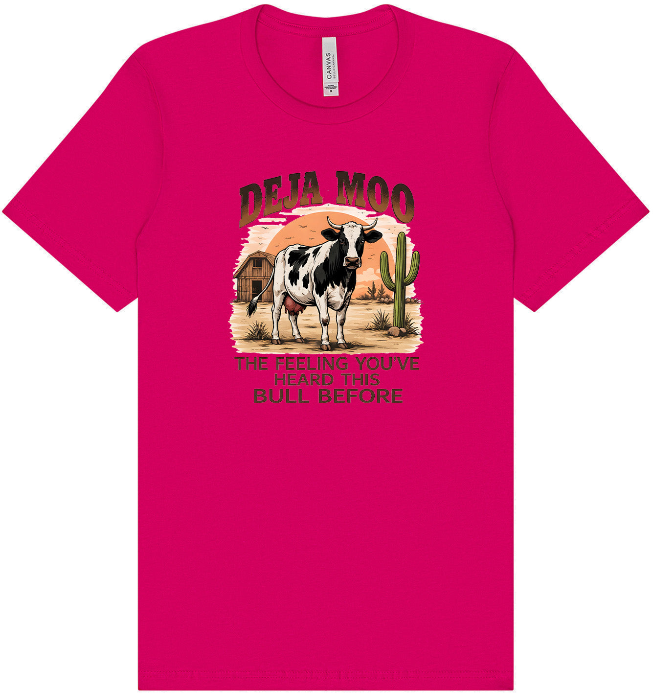 Deja Moo Adult Bella Canvas Shirt