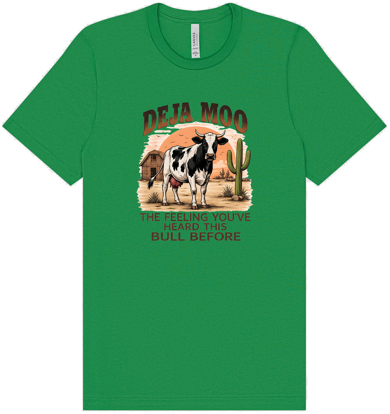 Deja Moo Adult Bella Canvas Shirt