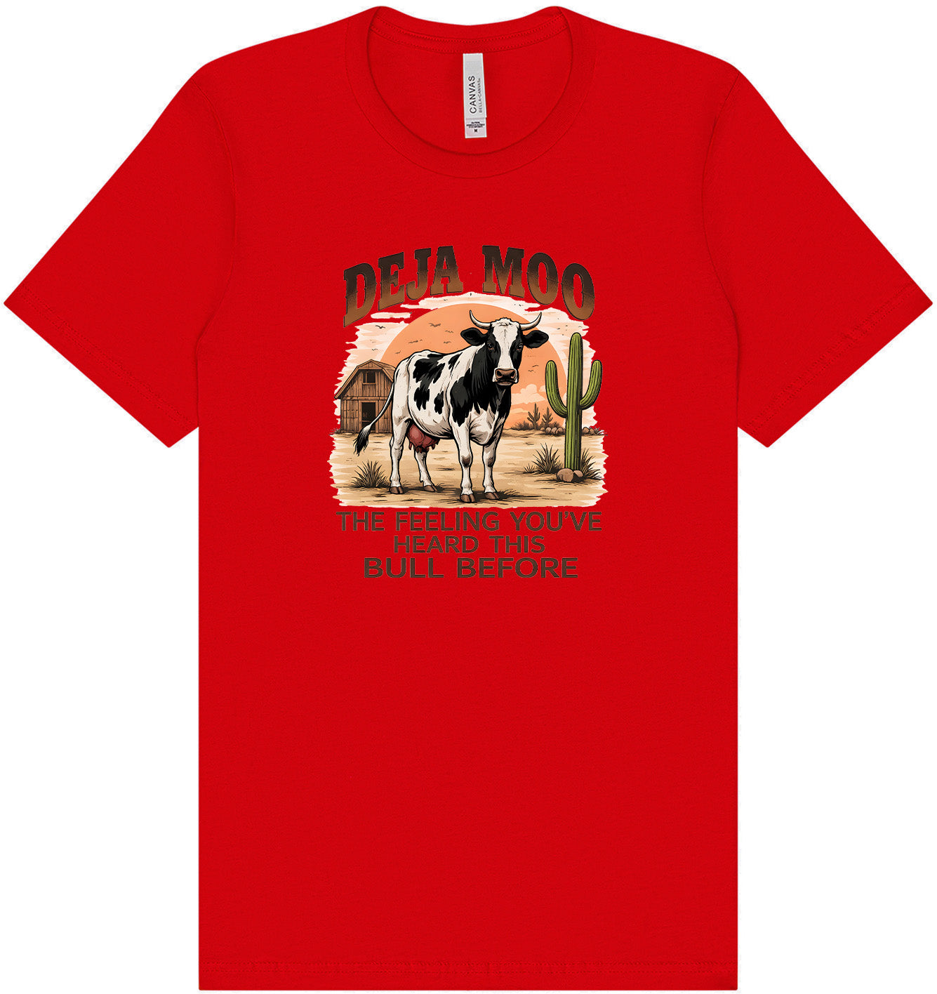 Deja Moo Adult Bella Canvas Shirt
