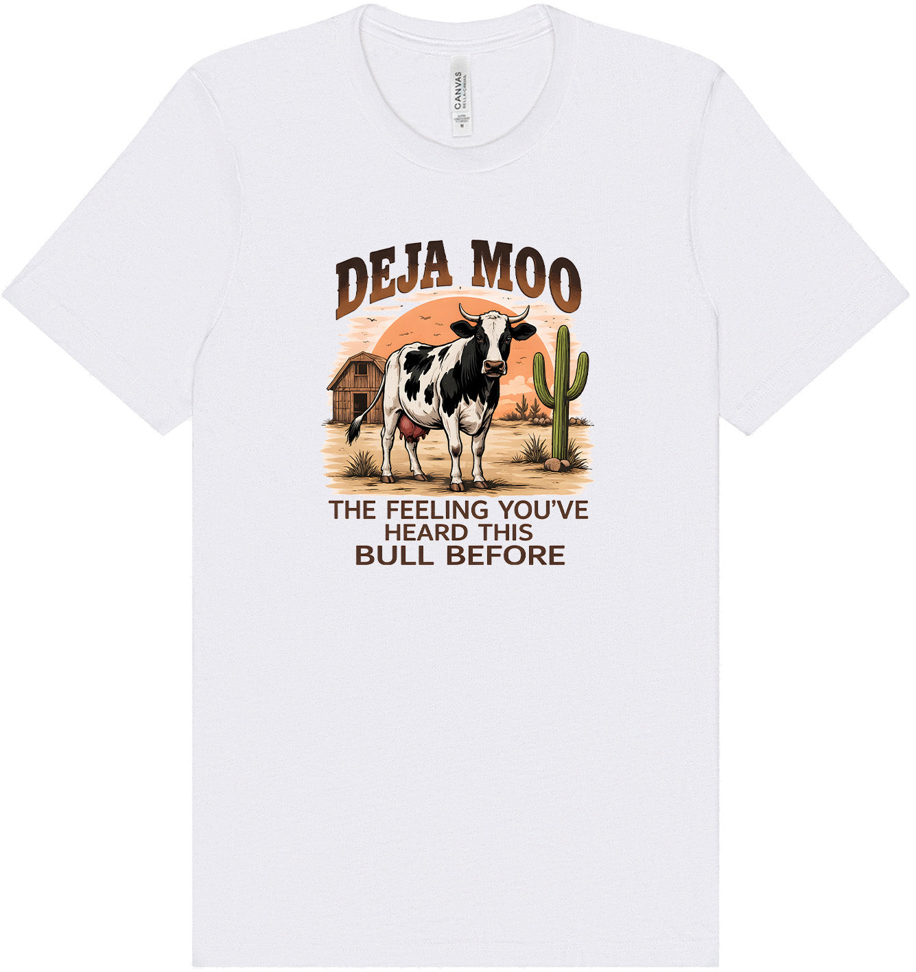 Deja Moo Adult Bella Canvas Shirt
