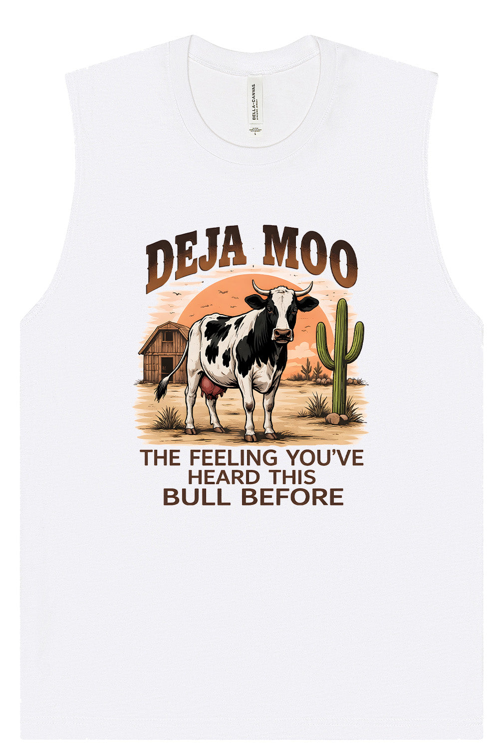 Deja Moo Muscle Tank