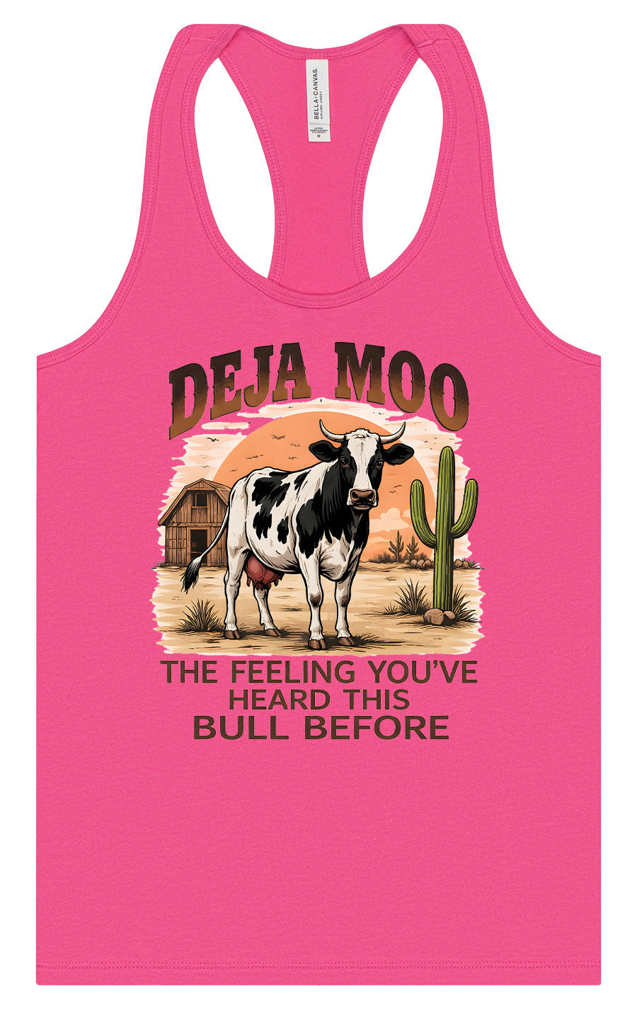 Deja Moo Women's Racerback Tank