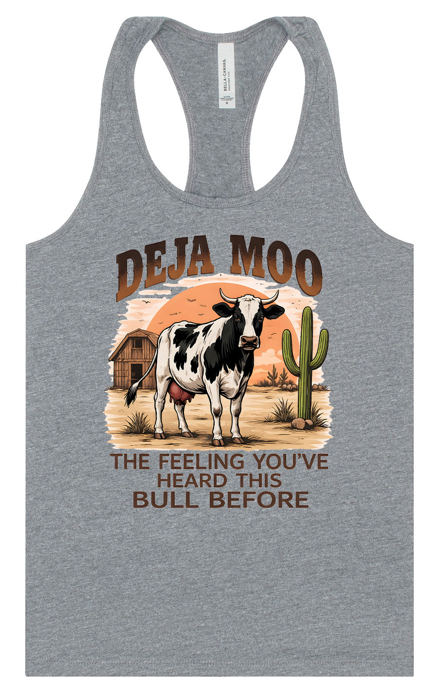 Deja Moo Women's Racerback Tank