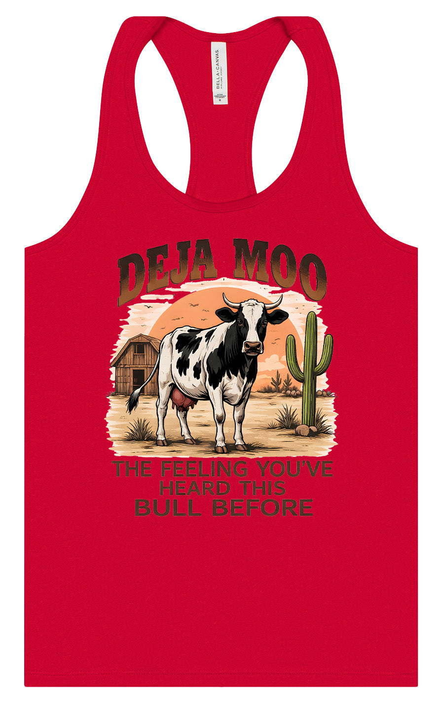 Deja Moo Women's Racerback Tank