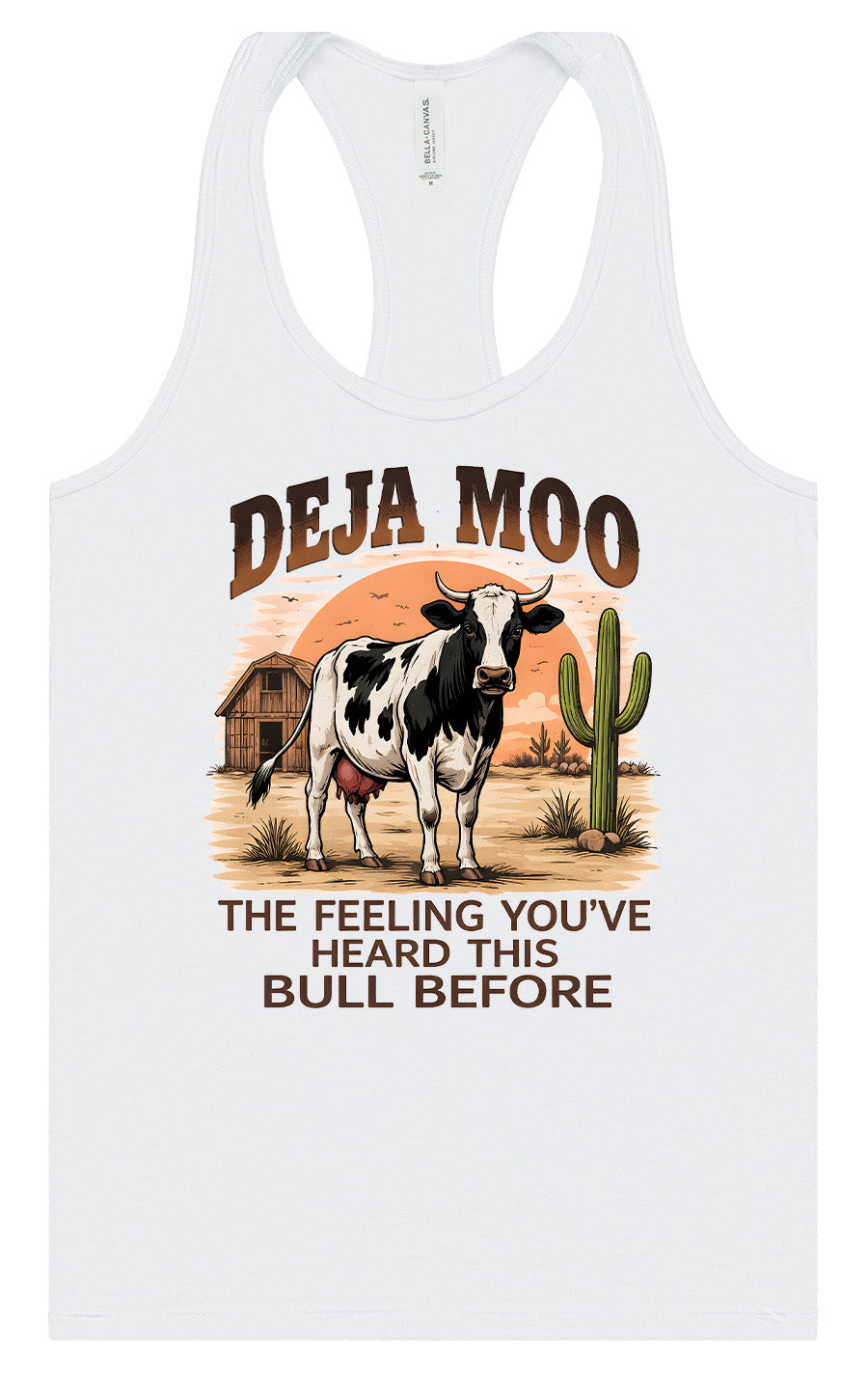 Deja Moo Women's Racerback Tank