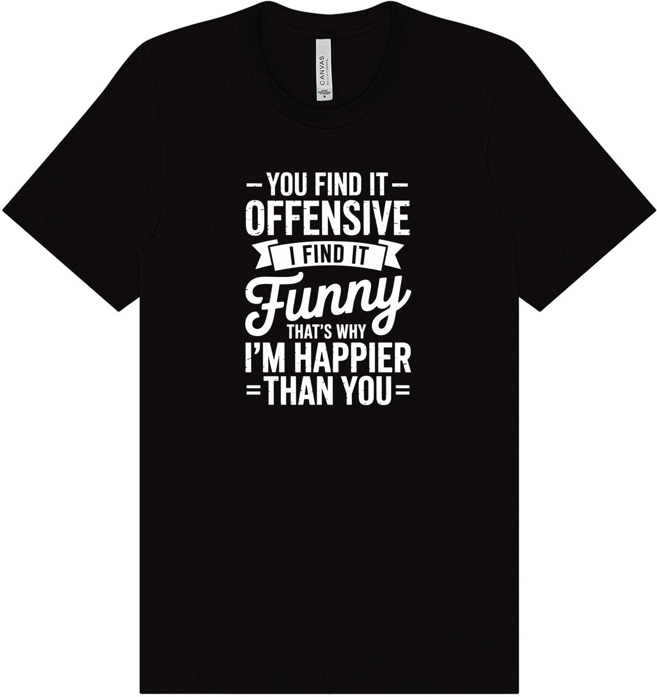 You Find It Offensive Adult Bella Canvas Shirt