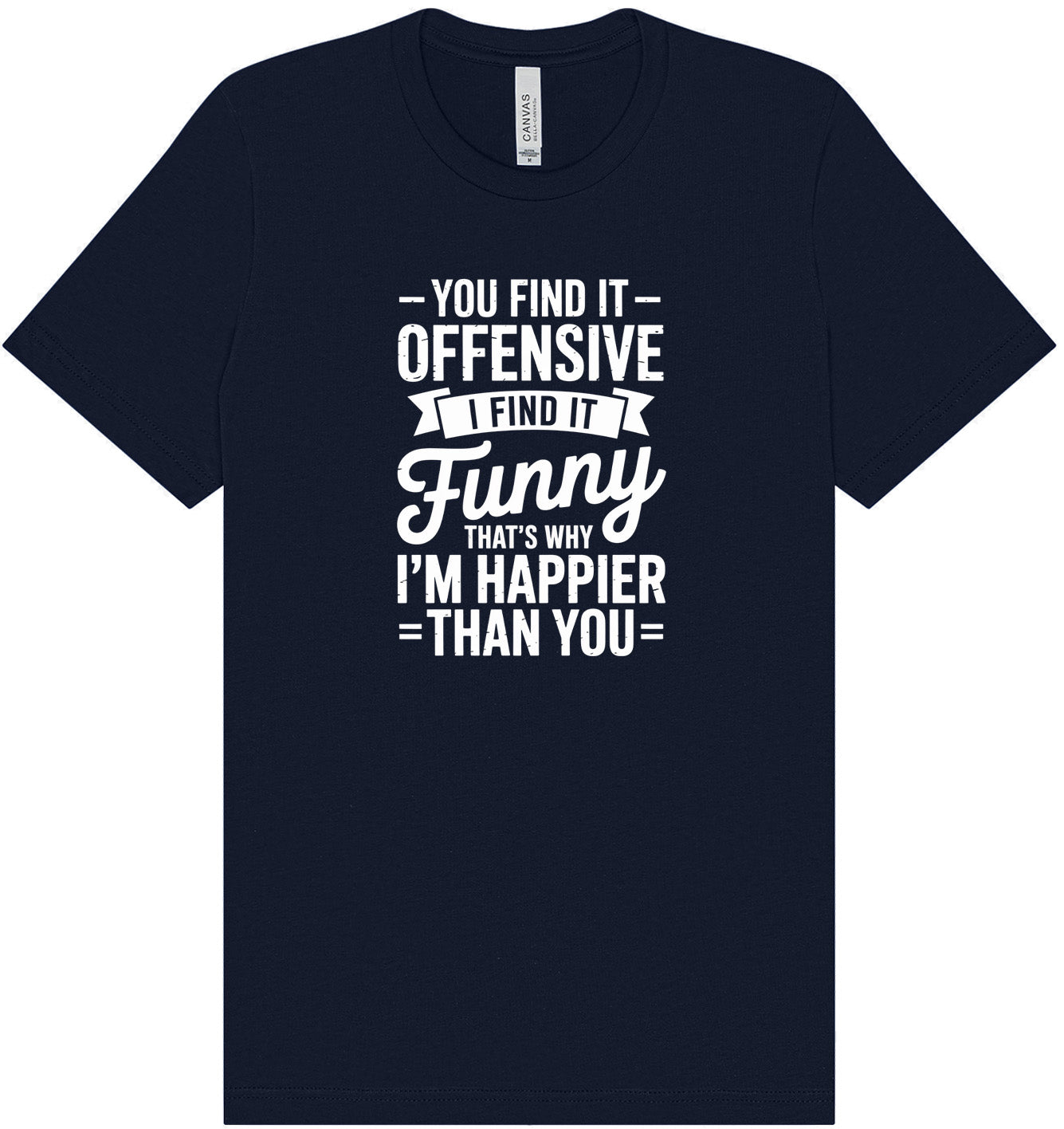 You Find It Offensive Adult Bella Canvas Shirt