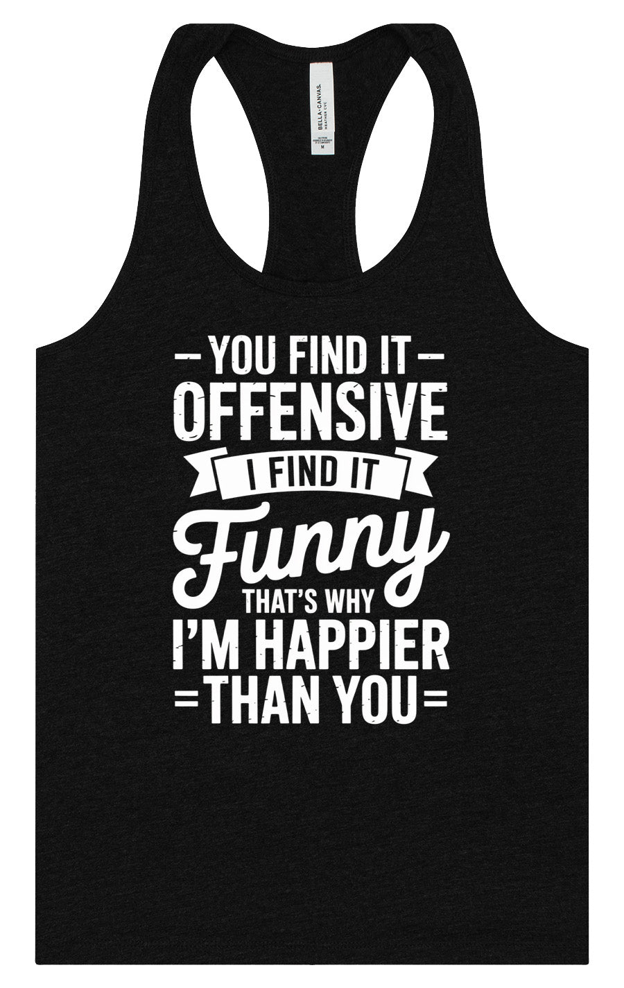 You Find It Offensive Women's Racerback Tank
