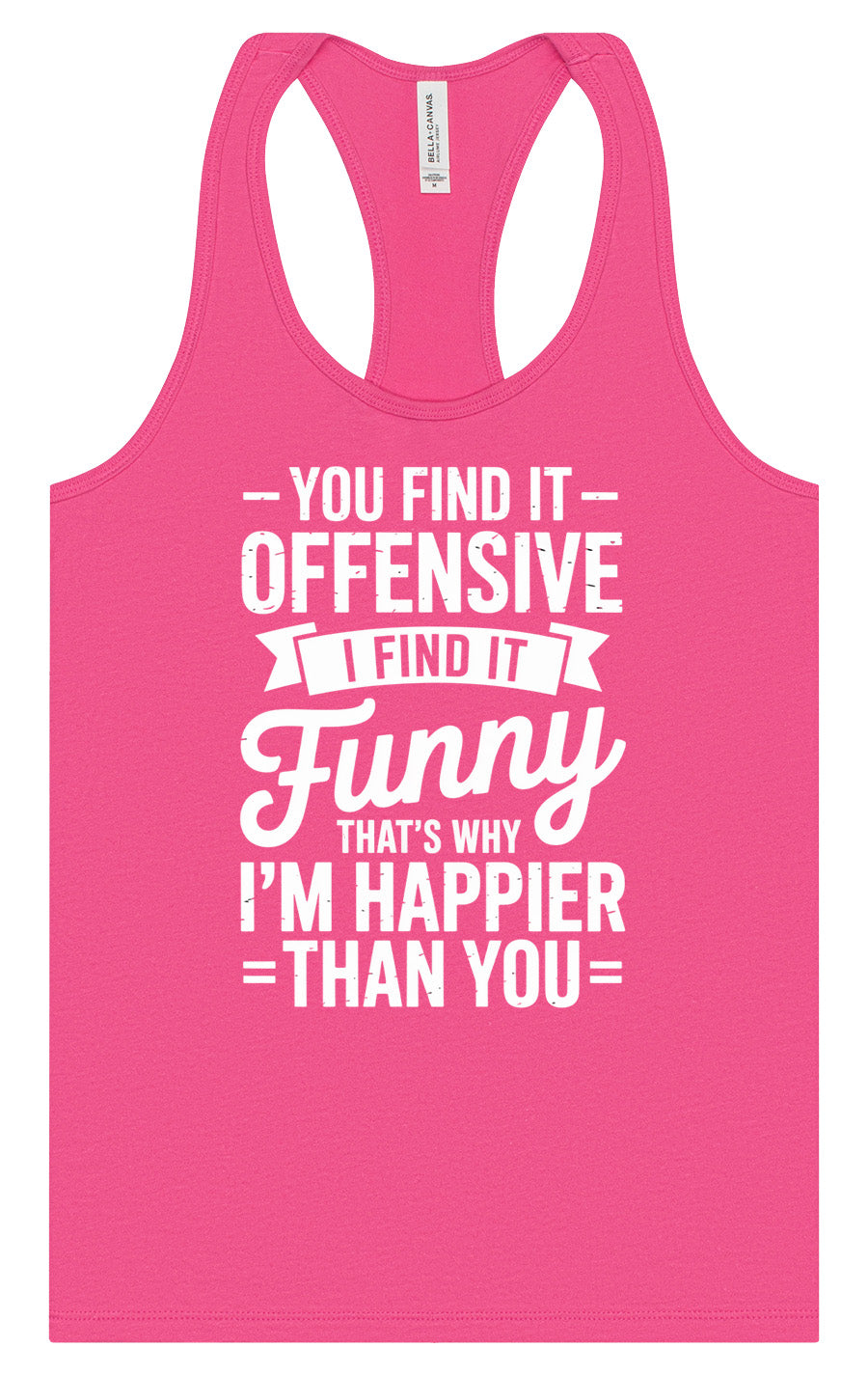 You Find It Offensive Women's Racerback Tank