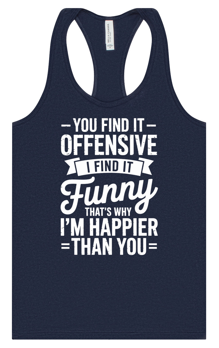 You Find It Offensive Women's Racerback Tank