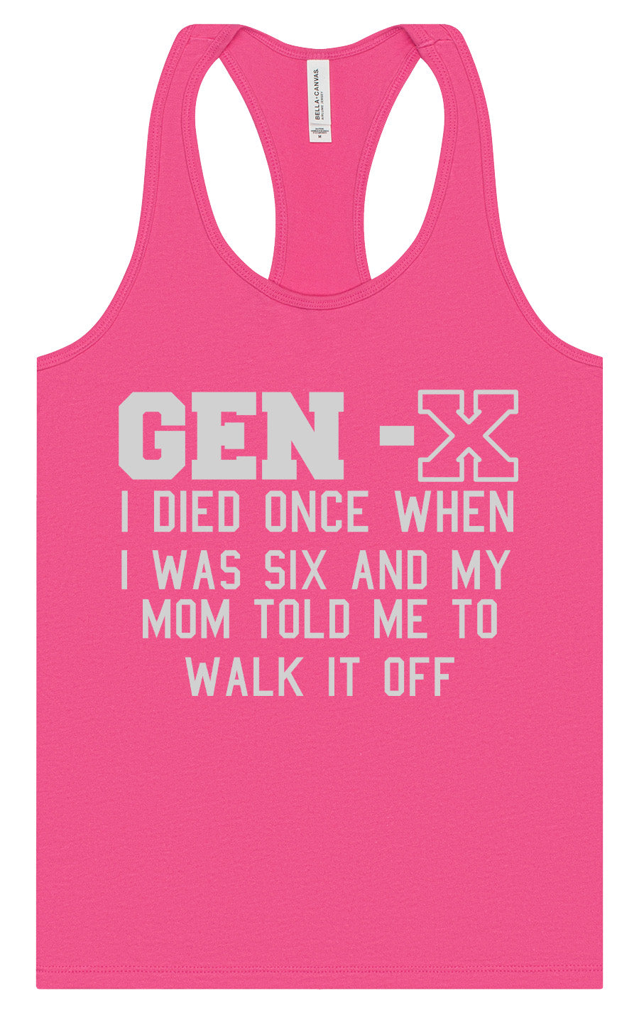 Gen X Walk it Off Women's Racerback Tank