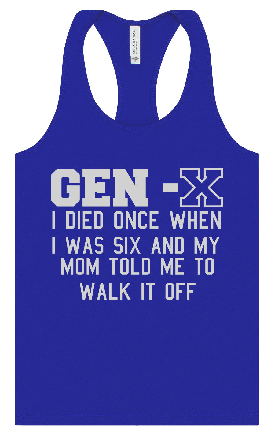 Gen X Walk it Off Women's Racerback Tank