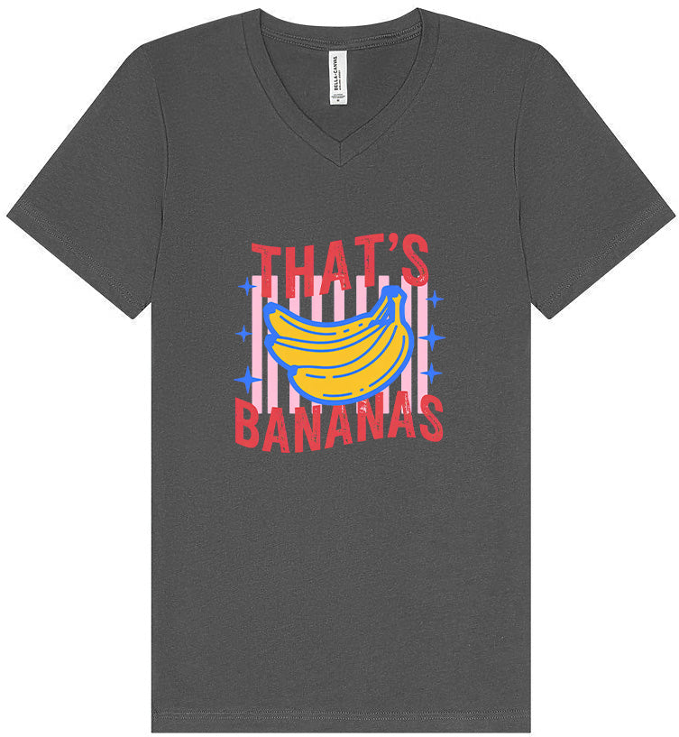 That's Bananas Unisex V-Neck Shirt