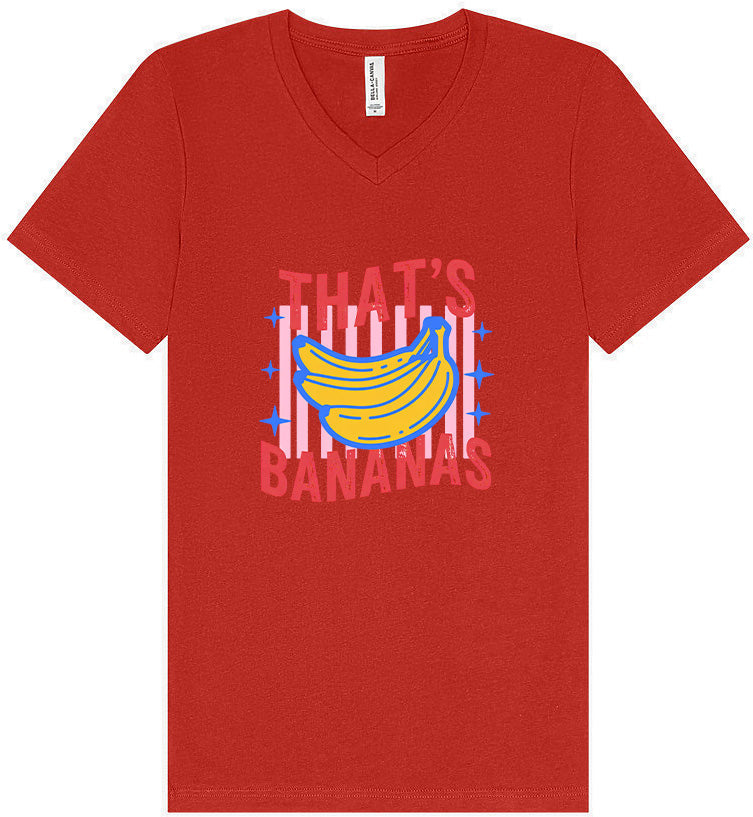 That's Bananas Unisex V-Neck Shirt