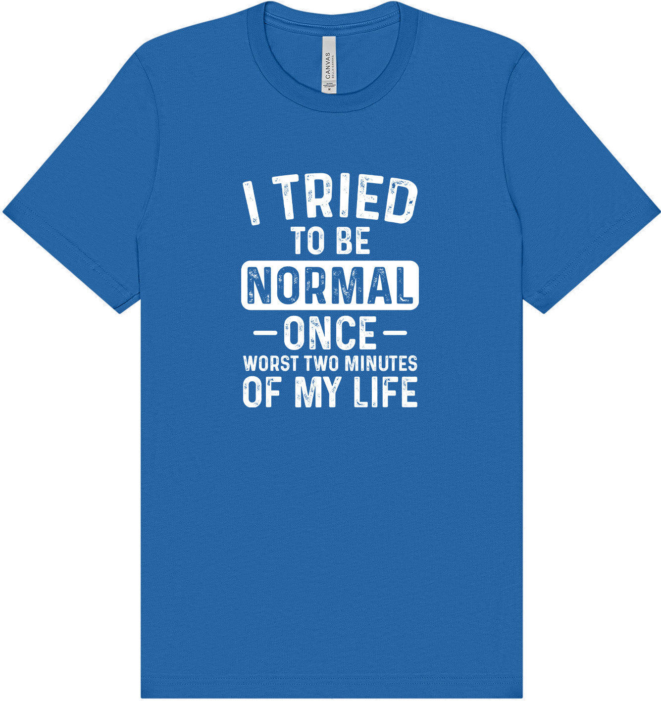 Tried to Be Normal Adult Bella Canvas Shirt