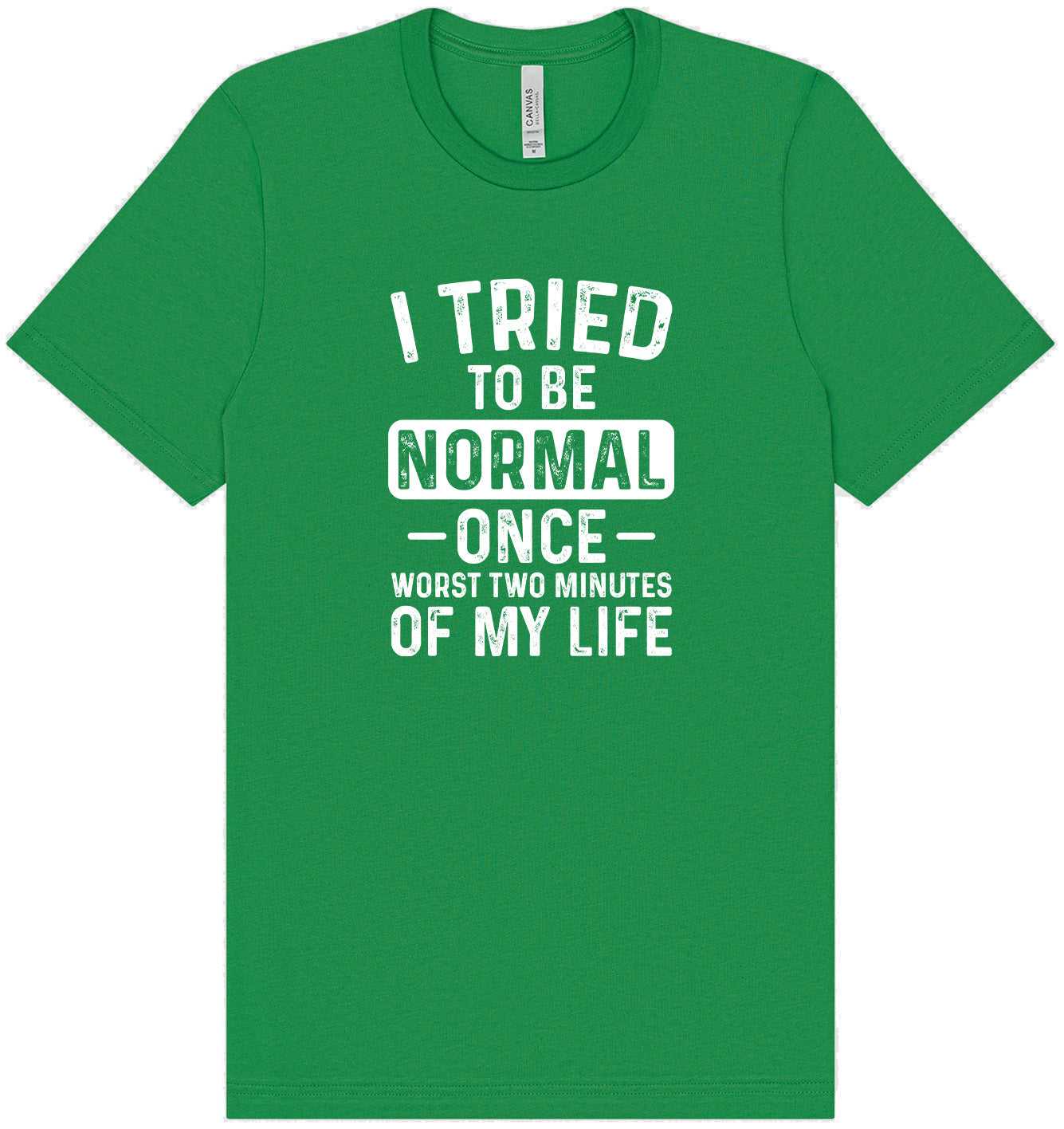 Tried to Be Normal Adult Bella Canvas Shirt