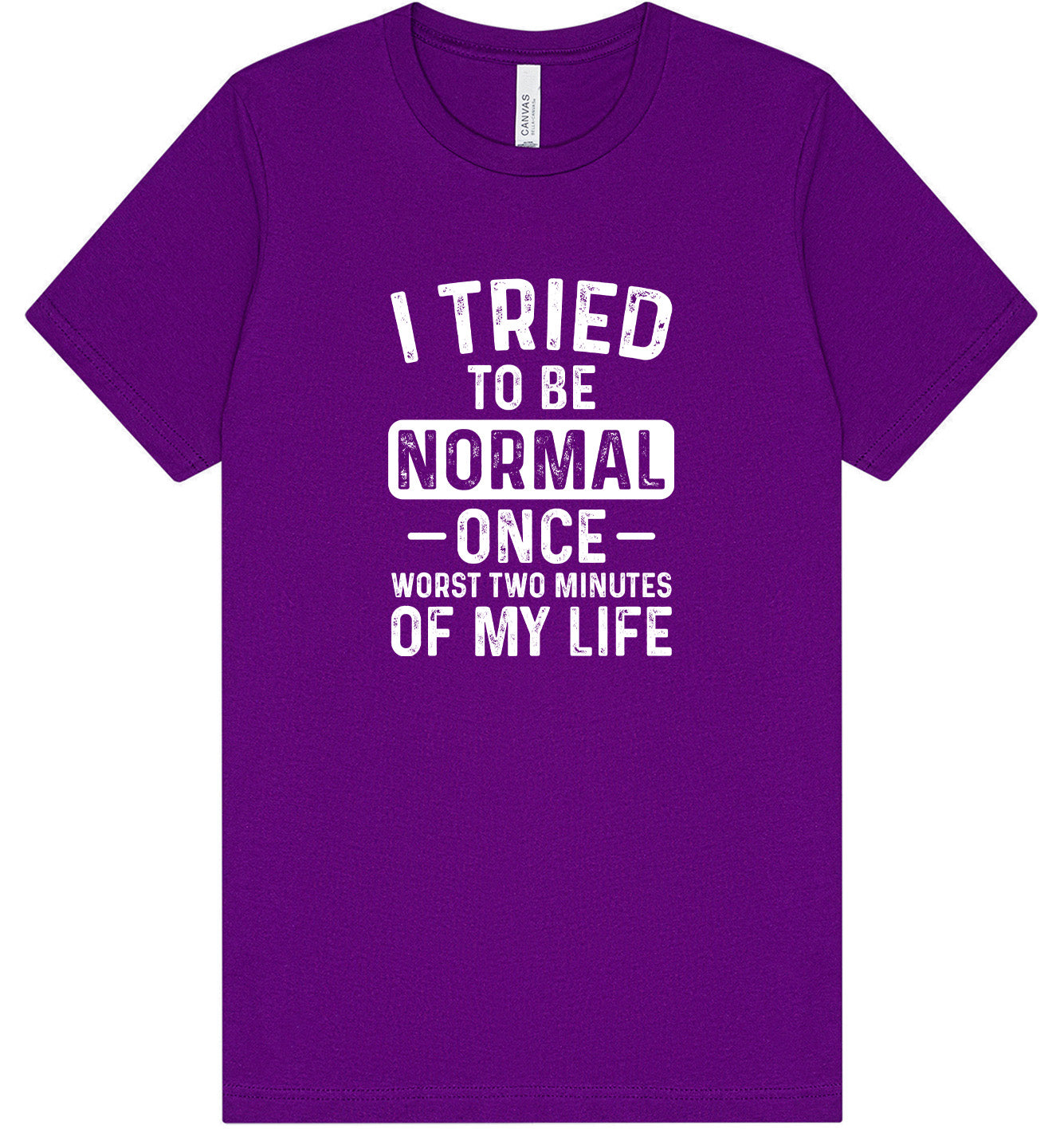 Tried to Be Normal Adult Bella Canvas Shirt