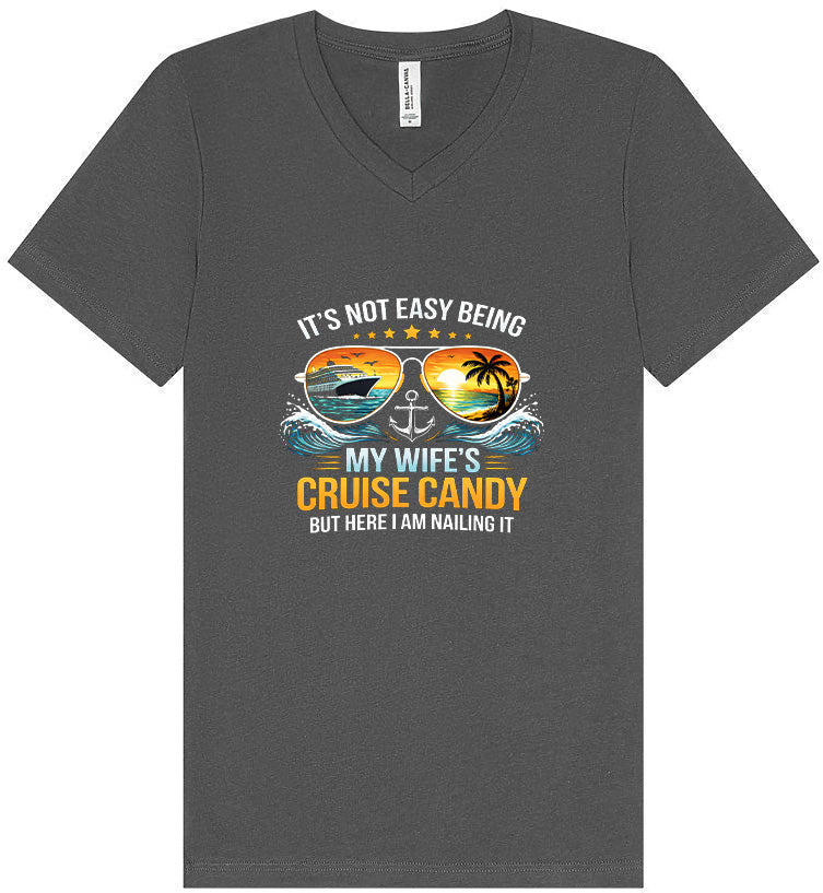 Wife's Cruise Candy Unisex V-Neck Shirt