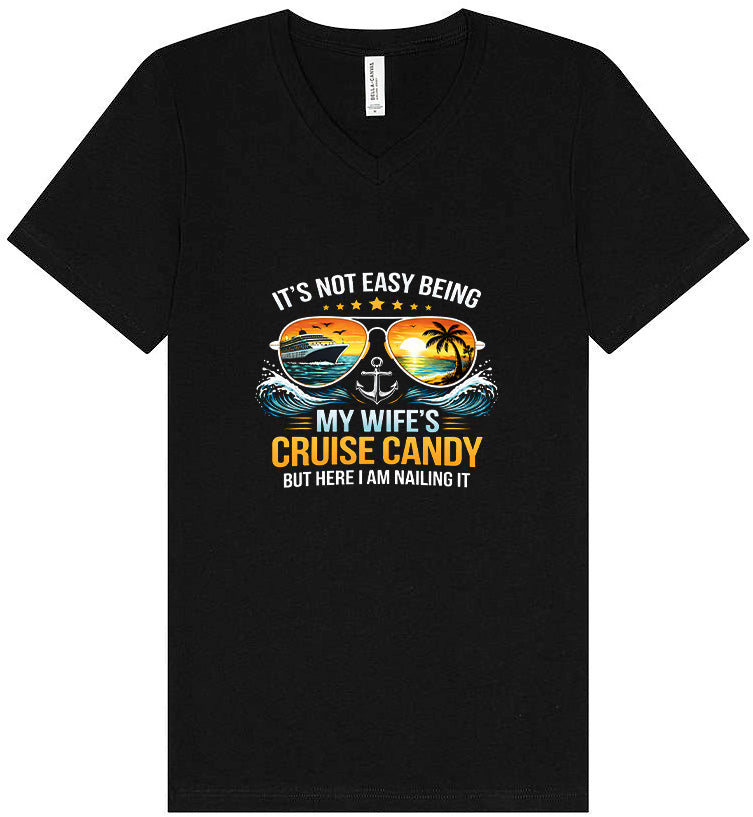 Wife's Cruise Candy Unisex V-Neck Shirt