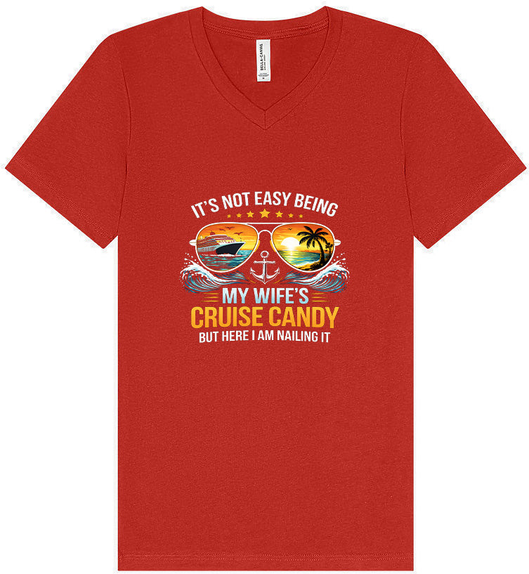 Wife's Cruise Candy Unisex V-Neck Shirt