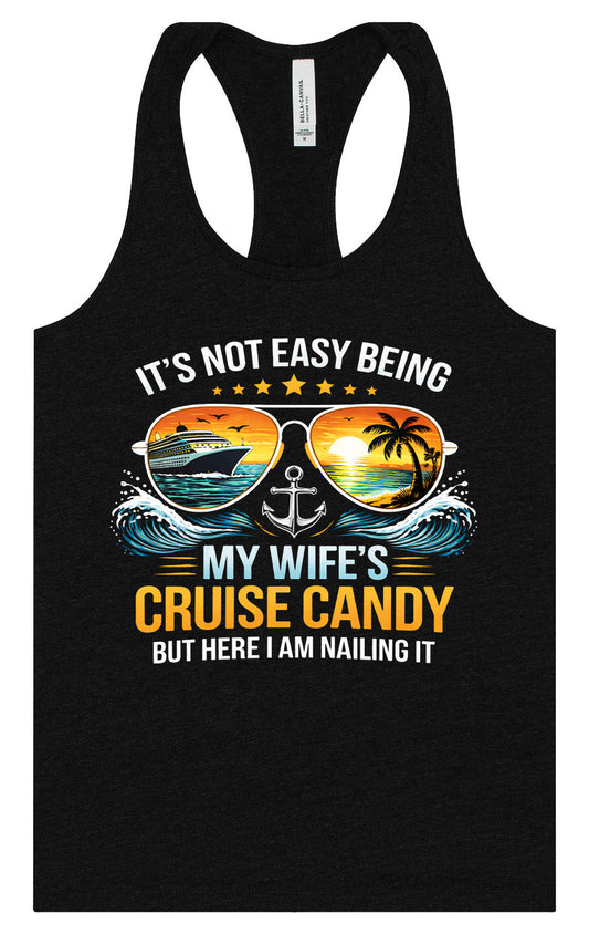 Wife's Cruise Candy Women's Racerback Tank