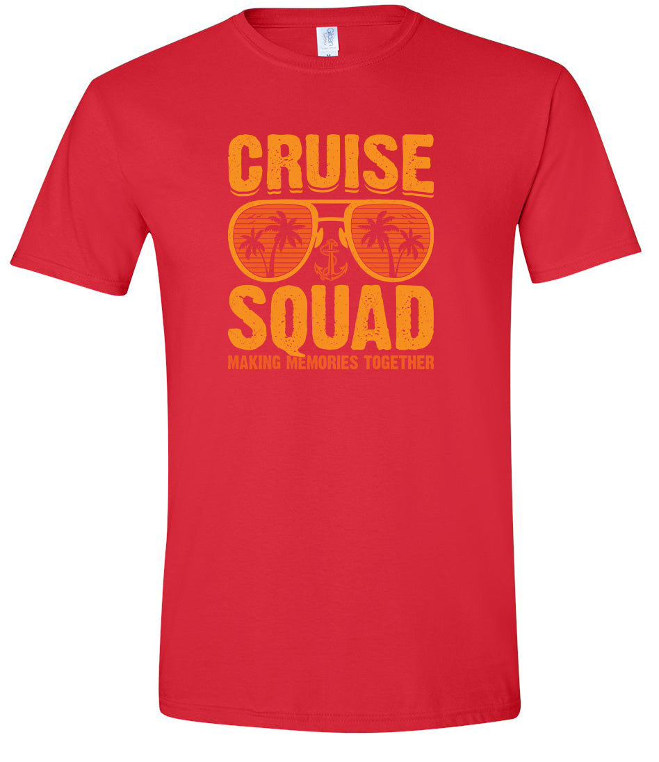 Cruise Squad Making Memories Adult Gildan Soft Shirt