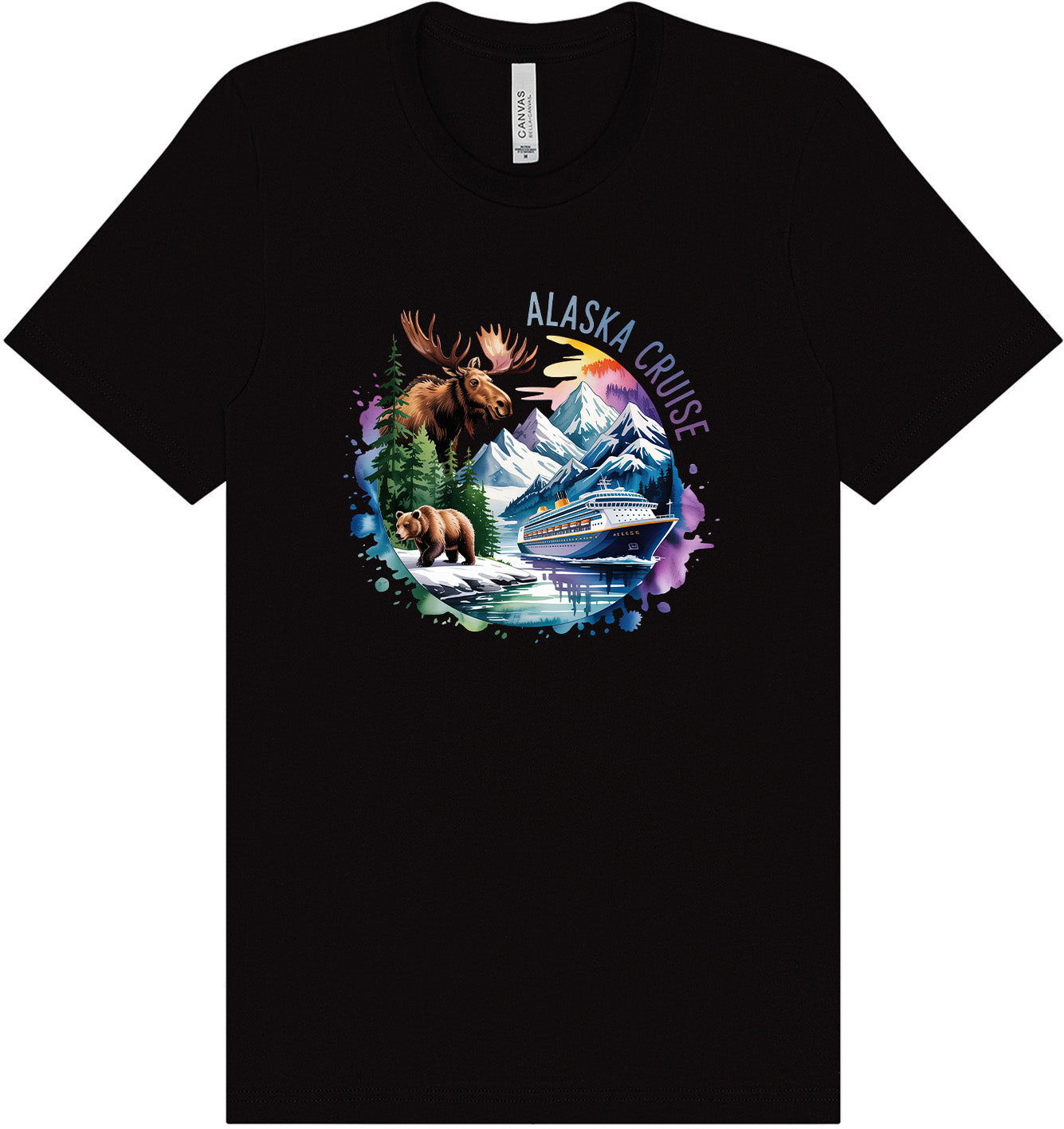 Alaska Cruise Adult Bella Canvas Shirt