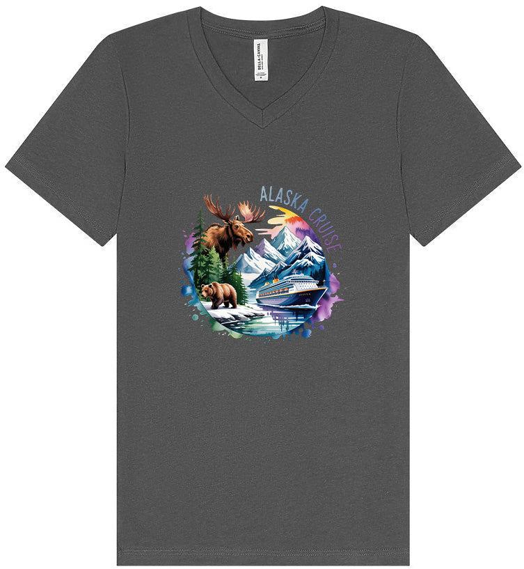 Alaska Cruise Unisex V-Neck Shirt