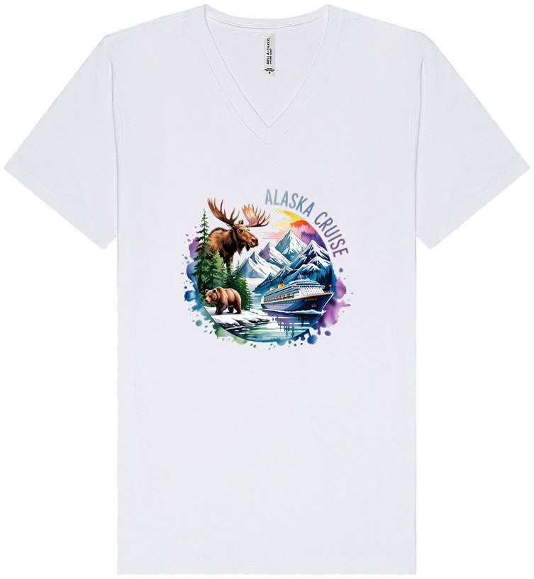 Alaska Cruise Unisex V-Neck Shirt