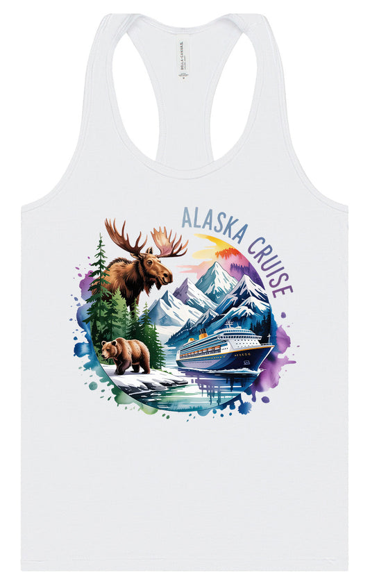 Alaska Cruise Women's Racerback Tank