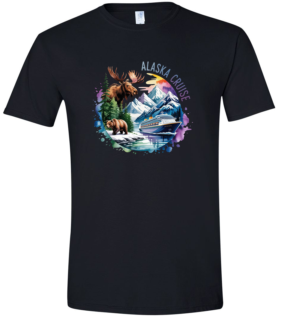 Alaska Cruise Adult Gildan Soft Shirt