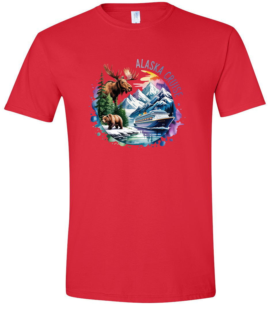 Alaska Cruise Adult Gildan Soft Shirt