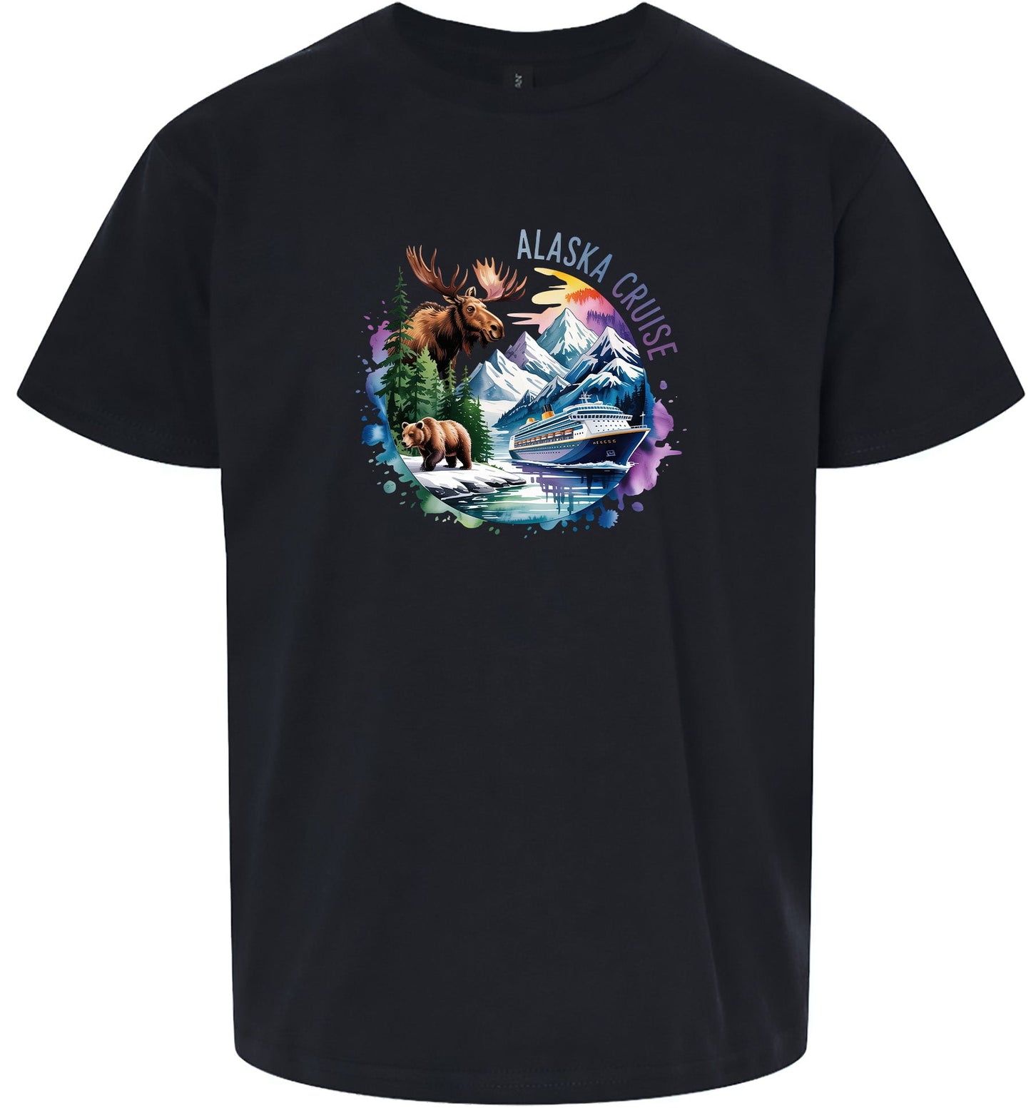 Alaska Cruise Children's Gildan Soft Shirt